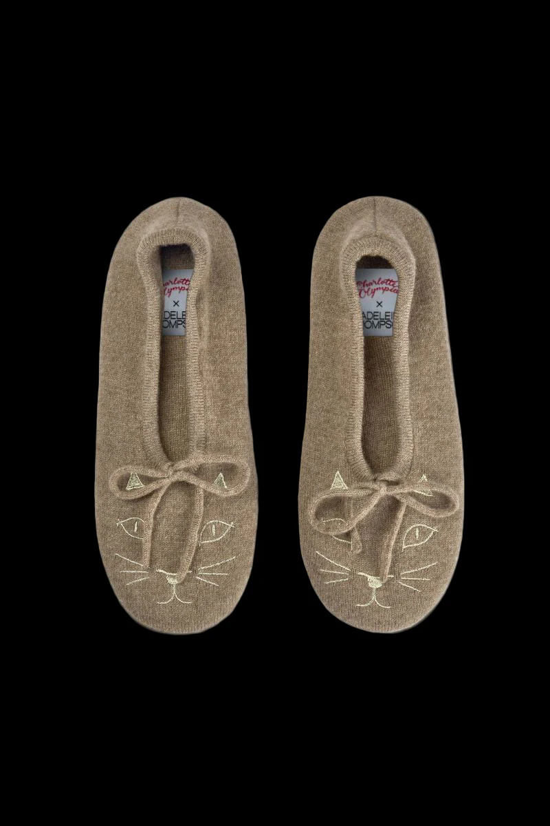 Cashmere Kitty Slippers (Charlotte Olympia X Madeleine Thompson) - Image 6